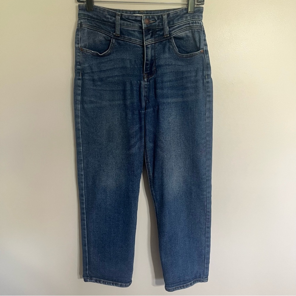 Women’s Ivy + Main Straight Leg High Rise Mom Jeans‎ Juniors Size 7